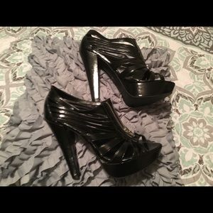 Black high heels